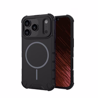 Defender 2in1 Mag maciņš for iPhone 17 Pro Max 6,9" melns