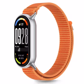 TECH-PROTECT NYLON STRIPE XIAOMI SMART BAND 8 / 9 / 10 / NFC ORANŽS/PELĒKS