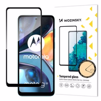Wozinsky pilnas līmes rūdītais stikls Motorola Moto G22