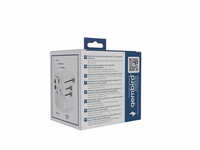 Gembird TPA-2A3C70-01-W Universal travel power adapter, 70 W, balts