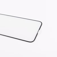 Rāmis ar rūdītu 5D stiklu priekš Honor X7a black frame