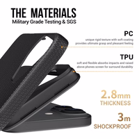 Perfectionists Trīsstūra Mag futrālis iPhone 16 melns