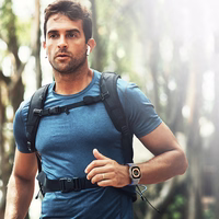 Sporta Velcro siksna Apple Watch Ultra / 9 / 8 / 7 / 6 / SE / 5 / 4 / 3 / 2 / 1 (42, 44, 45, 49 mm) Dux Ducis siksna YJ versija - zila-pelēka