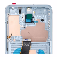 LCD ekrāns SAMSUNG S20 4G zils SOFT OLED ar rāmi