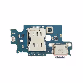 Charging Port Saderīgs ar Samsung S906 S22 Plus ar Flex / Plata OEM