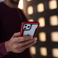 Raptic X-Doria Shield viedtālruņa apvalks iPhone 14 Plus ar bruņotu zilu pārklājumu