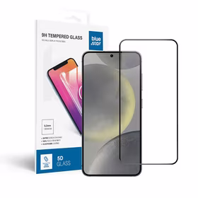 Aizsargstikls Blue Star - SAMSUNG Galaxy S24 pilns sejas pārklājums - melns