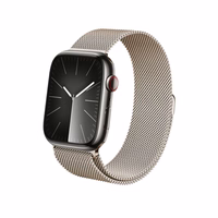 Crong Milano Steel – Stainless Steel siksniņa Apple Watch 38/40/41/42 mm (Champagne)
