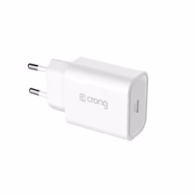 Crong USB-C Travel lādētājs – USB-C Power Delivery 20W tīkla lādētājs (balts)