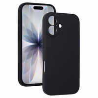 Silicone Lite viedtālruņa apvalks iPhone 17 melns