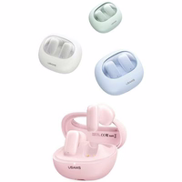 USAMS Austiņas Bluetooth 5.3 TWS TD Series bezvadu rozā BHUTD03 (TD22)