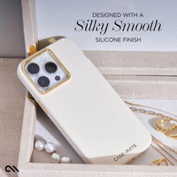 maciņš-Mate Silicone MagSafe - maciņš iPhone 15 Pro (smilšu)