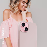 Crong Color Cover Magnetic - iPhone 15 MagSafe maciņš (sand rozā)