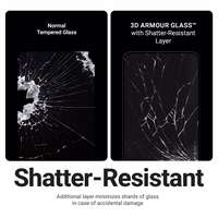 Crong 3D Armor Glass - Tempered glass iPhone 17 + installation frame