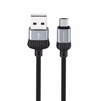 Borofone Kabelis BX28 Dignity - USB uz Micro USB - 2,4A, 1 metrs, pelēks