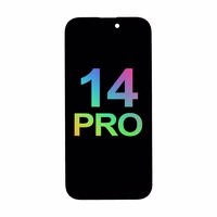 Mecanico Soft OLED ekrāns Incell iPhone 14 Pro ar rāmi (Support IC Transplant) - melns