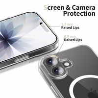 Tech-Protect Flexair Hybrid CC MagSafe maciņš iPhone 17 caurspīdīgs