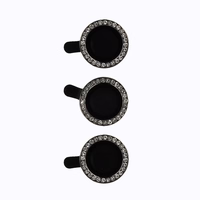 Rūdītais stikls HARD DIAMOND kamerai (LENS) Samsung Galaxy S24 melns (3 gab. lēcas)