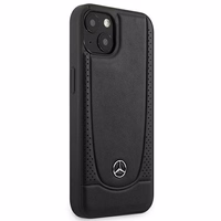 Mercedes MEHCP15MARMBK iPhone 15 Plus 6.7" melnais viedtālruņa apvalks odains urbāna stila