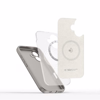 Tech-Protect Šķidrs silikona Magnētiskais viedtālruņa apvalks iPhone 16 - pelēks