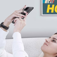 Tech-Protect magnētiskais gredzens viedtālrunim / gredzens ar statīva funkciju - melns