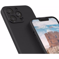 Maciņš "Silicone" priekš iPhone 17 Pro Max melns