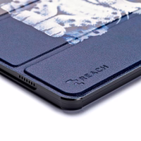 Korpuss Reach Smart Leather Samsung X210/X215/X216 Tab A9 Plus 11.0/X230/X235/X236 Tab A11 Plus 11.0 skumja kaķete