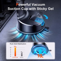 Joyroom mehāniskais automašīnas paneļa turētājs melns (JR-ZS284)