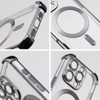 Viedtālruņa apvalks ANTISHOCK ELECTRO iPhone 16 Plus ar MagSafe melns