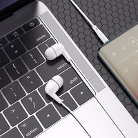 Vadu austiņas USB C Hoco M97 baltas