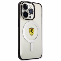 Ferrari FEHMP14XURKT iPhone 14 Pro Max 6.7" caurspīdīgs cietais viedtālruņa apvalks kontūras magnētiskais (MagSafe)