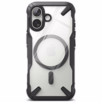 Ringke Fusion X magnētiskais MagSafe apvalks iPhone 17 - melns