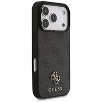 Guess 4G Small Classic Logo MagSafe futrālis iPhone 17 Pro - melns