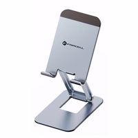 Galda turētājs telefonam / planšetdatoram salokāms Forcell F-Grip Fold statīvs 1 pelēks