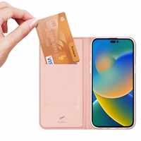 Korpuss Dux Ducis Skin Pro Xiaomi Redmi Note 12S rozā zelta krāsā