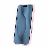Silikona Thin Mag maciņš for iPhone 16 6,1" gaiši rozā