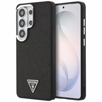 Guess maciņš Fixed Glitter Triangle MagSafe for Samsung Galaxy S26 Ultra melns