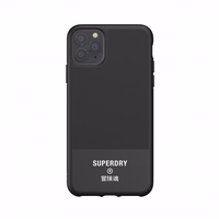 SUPERDRY Formēts maciņš CANVAS IPHONE 11 PRO MAX melns