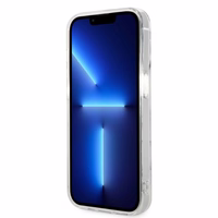 Komplekts Guess GUBPP14LHMEACSH apvalks + lādētājs iPhone 14 Pro 6.1" balts/balts cietais apvalks Marble Magnētiskais