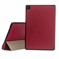 Futrālis Reach Smart Leather Lenovo Tab P11 1st Gen J606 11.0 bordo krāsā