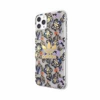 Adidas OR caurspīdīgs apvalks CNY AOP iPhone 11 Pro Max - zelta