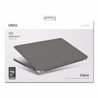 Uniq Claro apvalks MacBook Pro 16'' (2021) - caurspīdīgs-pelēks