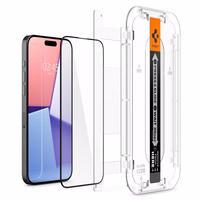Spigen Glas.tR EZ Fit FC rūdītais stikls iPhone 15 Pro Max - melns