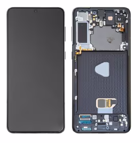 LCD screen Samsung G996 S21 Plus ar touch screen un frame Phantom Melns original (used Grade B)