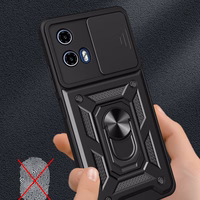 Tech-Protect CamShield Pro viedtālruņa apvalks Motorola Moto G24 / G24 Power / G04 - melns