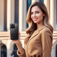 Kristāla mirdzošs apvalks Xiaomi Redmi Note 12S Sudraba