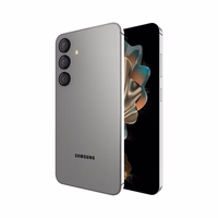 maciņš-Mate Aluminum Ring Lens Protector - aizsargājošs Glass the camera lens of the Samsung Galaxy S24 (melns)