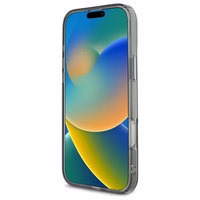 Karl Lagerfeld IML Metāla Karl Head Magnētiskais viedtālruņa apvalks iPhone 16 Pro - melns