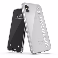 SuperDry Snap iPhone X/Xs Caurspīdīgs maciņš balts 41576