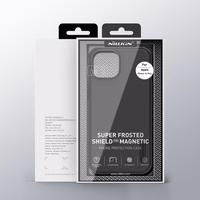 Nillkin Super Frosted Shield Pro Magnētiskais viedtālruņa apvalks iPhone 14 Plus ar MagSafe magnētiskais melns
